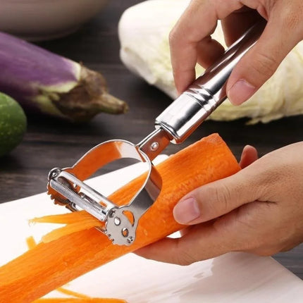 Stainless Steel Potato Cucumber Carrot Grater Julienne Peeler Vegetables Fruit Peeler Vegetable Slicer - product image from B