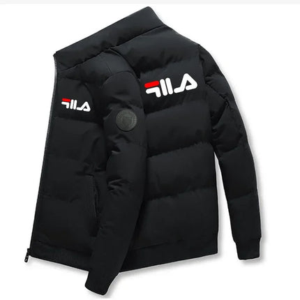 New 2026 Autumn/winter Men's Short Jacket, Fashionable Outdoor Casual Stand-up Collar Zipper Men's Cotton-padded Jacket