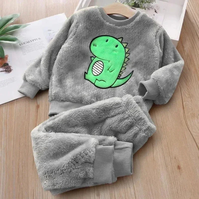 Kinder Schlafanzug Sets Bär Oberteile + Hosen 2tlg. Kinder Pyjama Winter Mädchen Bekleidungssets 2 bis 6 Jahre Kinder Kleidung Jungen Schlafkleidung