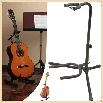 Foldable Adjustable Vertical Guitar Stand Multi-use Holder for Ukulele Bass Classical Electric Guitar Pipa