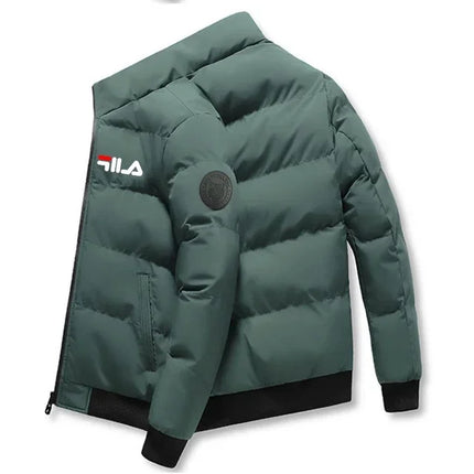New 2026 Autumn/winter Men's Short Jacket, Fashionable Outdoor Casual Stand-up Collar Zipper Men's Cotton-padded Jacket