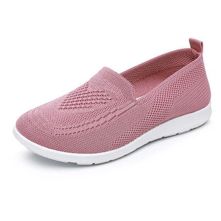 Comfortable casual women's shoes spring and summer breathable fabric uppers solid colors low-cut design soft and outdoor walking