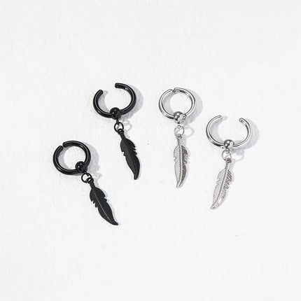 24 piece fashionable punk style 304 stainless steel ear clip set, can be given as a gift to friends