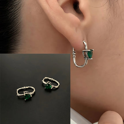 VENTFILLE 925 Sterling Silver Geometry Hoop Earring for Women Minimalism Classic Office Versatile Fashion Jewelry Gift Dropship