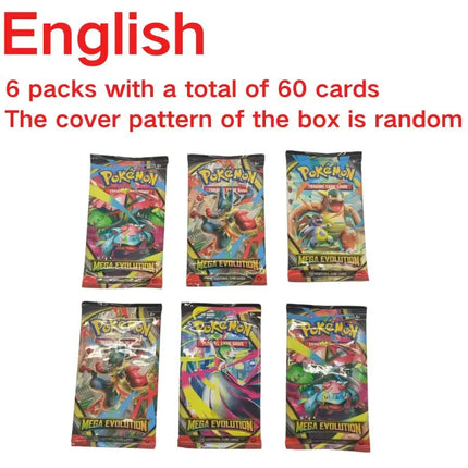 10/30/60/360PCS English Pokémon TCG: Mega Evolution Perfect order Phantasmal Flames Ascended Heroes Booster Box Pokemon card