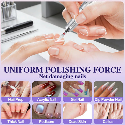 1Pcs Ceramic Nail Drill Bits Flame Cutters for Manicure Electric Pedicure Nail Bits Gel Polish Remover Files Bur Nail Accessorie