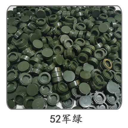 1000pcs/lot Tile 1x1 Round 98138 Special Brick MOC Building Block Small Particle Bricks Parts Compatible with 98138 LOGO Toys