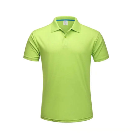 Blank Dry Fit Golf Shirts Men Breathable Polyester Quick Dry Polo T Shirt Unisex Sport Collar T-shirt Playeras Polos Pour Hommes