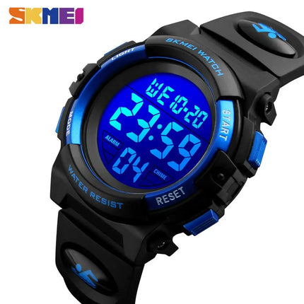SKMEI 1266 Children's Watches for Boy Girl Color LED Display Digital Alarm Clock Waterproof Sports Kids Wristwatches 1548 Reloj