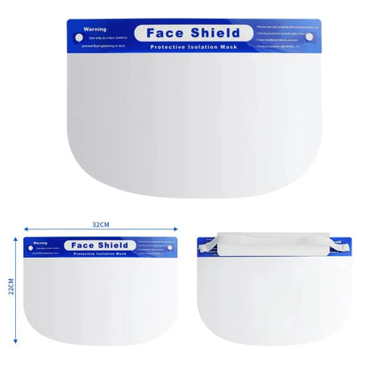 Protective Mask Full Face Shield Masks Transparent Anti Saliva Splash-proof Protect Eye Full Face Mask Cover Protective Clear
