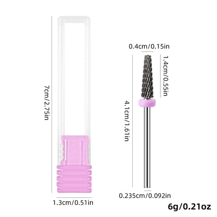 Tungsten Carbide Nail Drill Bits M/XC Mini Electric File Bit Remove Acrylic Gel Cuticle Care Seam Buffing Manicure Pedicure Tool