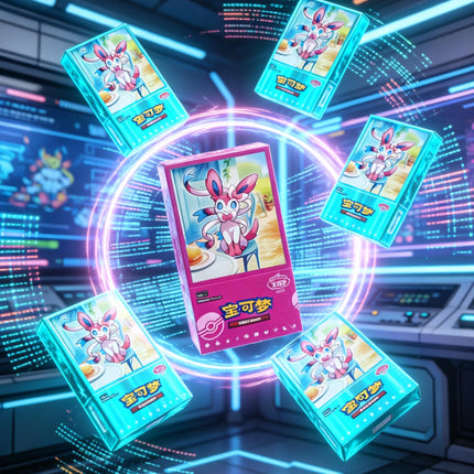 GEM Pack Original Vol.1&2 Pokemon Cards in Chinese Scarlet and Violet Trading PTCG Bag Box NO Cbb1C Card Surprised Gift