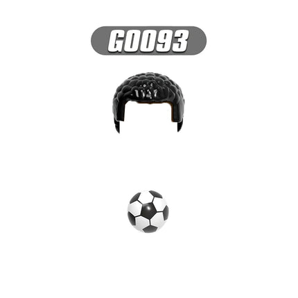Building Blocks G0163 Assemble Bricks Football Players Parts Gifts Presents
