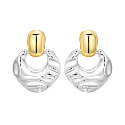 Orstarry S925 Sterling Silver 18k Gold Classic Knot Stud Earrings For Lady S925 Jewelry Party Anniversary Trendy Gifts