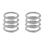 Grey 8pcs