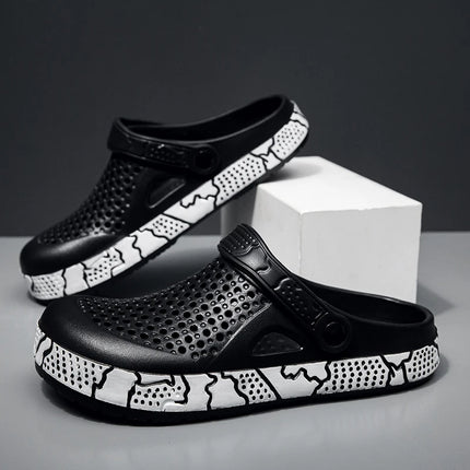 Men's EVA Clogs Sandals Breathable Lightweight Non-slip Summer Beach Shoes for Boys Trendy Outdoor Slipper