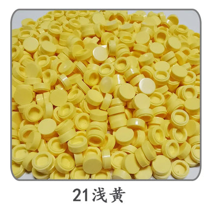 1000pcs/lot Tile 1x1 Round 98138 Special Brick MOC Building Block Small Particle Bricks Parts Compatible with 98138 LOGO Toys