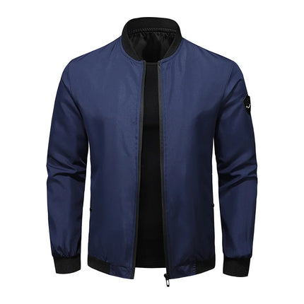 Men Solid Casual Outerwear Jacket New Arrival Spring Autumn Loose Versatile Fashion Coat Daily Casual Outdoor Male Clothing