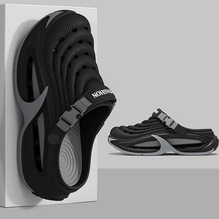 Outdoor Beach Thick Bottom Sandals Men 2026 Summer Eva Soft Sole Platform Clogs Men Comfortable Non Slip Sport Sandals Couple
