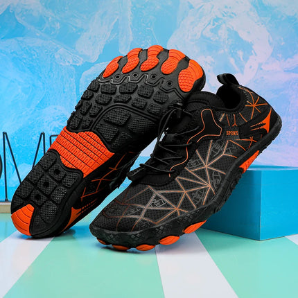 Summer Men Swimming Shoes Lightweight Quick-Drying Water Sports Shoes Yoga Diving Non-Slip Barefoot Shoes Women Swimming Shoes