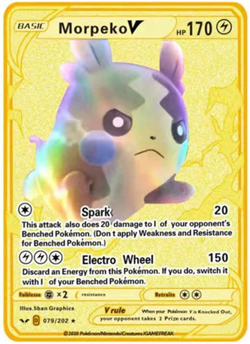 German Version Pokemon Metall Karte Anime Figur Pikachu Glurak Mewtu Kampf Sammelkartenspiel Modell Spielzeug Geschenke