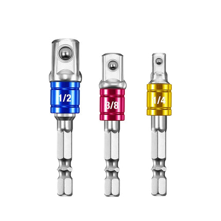 Impact Grade 105 Degree Angle Socket Adapter Power Hand Tool Part Driver Extension Set Screwdriver Holder Drill - product ima