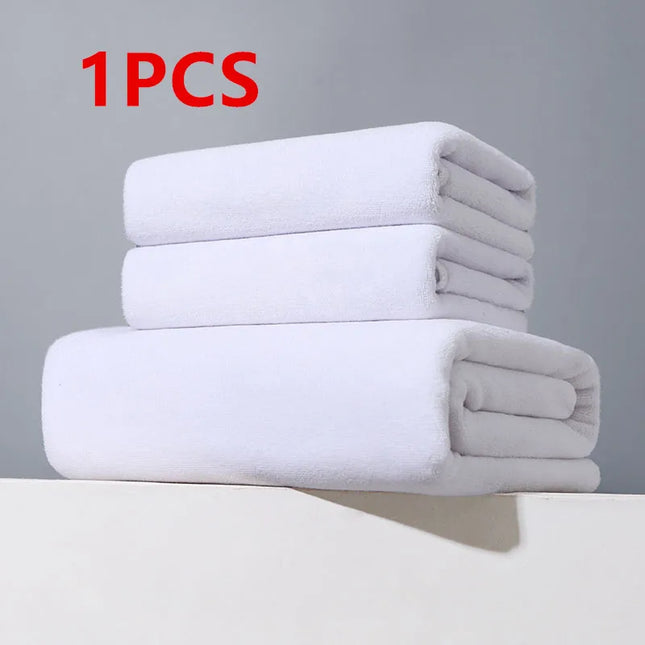 White large towel, bath towel, beauty salon towel, soft and absorbent quick drying sports beach hotel - product image 7