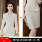 Apricot Skirt Suits / M / China Mainland