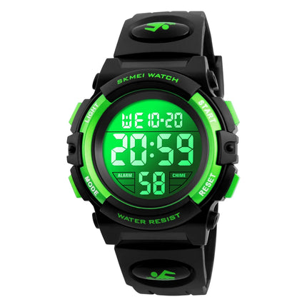 SKMEI 1266 Children's Watches for Boy Girl Color LED Display Digital Alarm Clock Waterproof Sports Kids Wristwatches 1548 Reloj