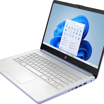 HP 14" HD LED Ultra Light Laptop with 1-Year Microsoft 365,Intel Processor N150,Up to 16GB RAM,384GB Storage (128GB UFS+256GB SD Card),Windows 11 S