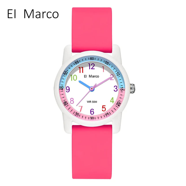 SANDA Fashion Ladies Quartz Watches Women Silicone Wrist Watch Baseball Sports Waterproof Boy Girl Casual Clock Children Gifts