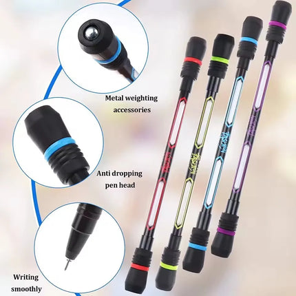 4/1Pcs Spinning Pen Rolling Finger Rotating Pen Gaming Trick Pen Stress Releasing Brain Training Toys for Kids Adults Students