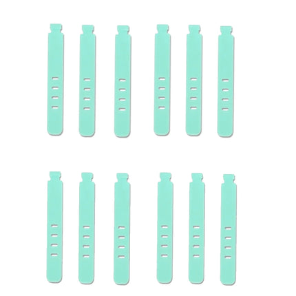 20/12/4PCS Cable Ties Cord Organizer Management Silicone Wire Holder Straps Zip Clips Reusable Tie Wraps Keeperwinder Rubber