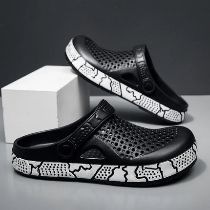 Men's EVA Clogs Sandals Breathable Lightweight Non-slip Summer Beach Shoes for Boys Trendy Outdoor Slipper