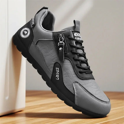 Men's PU Leather Casual Sneakers - image 8