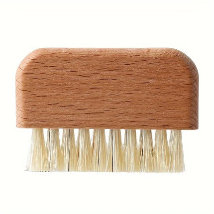 Nail Brush, Firm Nature Wooden Sisal Scrub Brush For Toes And Nails, Cleaning Nail Brush