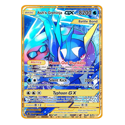 2026 NEW Pokemon Metal Card 10000 Points Arceus Charizard Super Card Golden English Mewtwo Vmax GX EX Anime Collection Card Gift