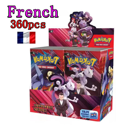 360Pcs Pokemon Card Prismatic Evolutions PHANTASMAL FLAMES Scarlet Violet 151 Black Bolt English Booster Battle Transaction Card