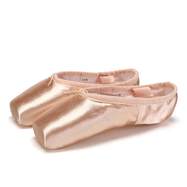 Child And Adult Ballet Dance Shoes Girls Ballet Pointe Shoes Professional With Ribbons Shoes Series Classic Woman Ballet Shoes