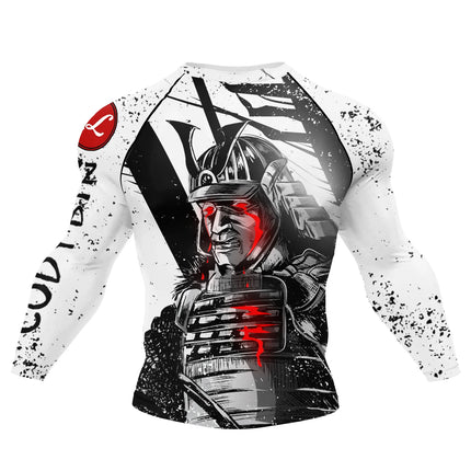 Cody Fluorescent  Unicorn Cool Jiu Jitsu BJJ Rash Guard Sublimation Long Sleeve Fitness Gym Sportswear High Elastic Tops