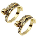 2Pcs Gold
