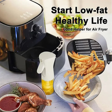 200/300/500ml Oil Spray Bottle BBQ Cooking Olive Oil Sprayer Plastic Baking Oil Spray Empty Bottle Vinegar Bottle Or  Oil brush