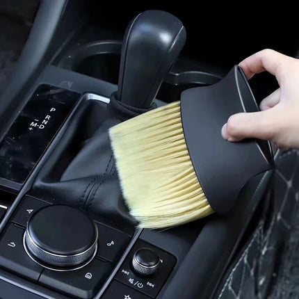 Car Interior Sweeping Dust Soft Brush Car Wash Tool Artifact Car Interior Gap Dust Brush Air Outlet Cleaning Brush - product