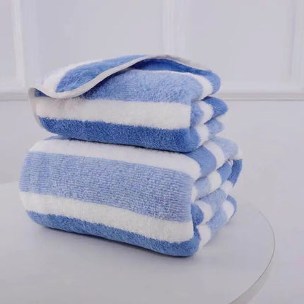Coral Fleece Towels Thick Bath Towel Strong Water Absorption And Quick Drying Non Shedding Durable Suitable For Families Beaches