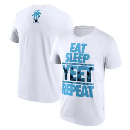 New Men's Jey Uso Yeet T-Shirt Print Men Women Short Sleeve O-Neck T Shirt Fashion Oversized Gym Clothing Tough Guy Tees Tops