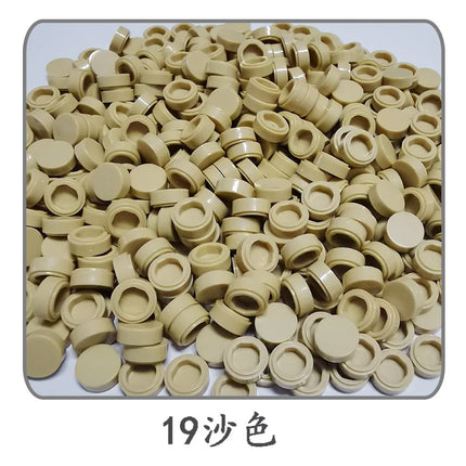 1000pcs/lot Tile 1x1 Round 98138 Special Brick MOC Building Block Small Particle Bricks Parts Compatible with 98138 LOGO Toys