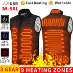 9 areas heated black / 4XL