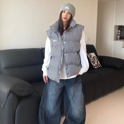 Casual Womens Y2K Loose Baggy Jeans Blue Washed High Street Vintage Cargo Pants Wide Leg Oversized Trousers Y2K Pants