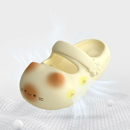New Anti-Slip Cat Paw Slippers Summer Clogs Woman Novelty Animal Designer Slides  Garden Shoes for Women Mary Jane EVA Slipper