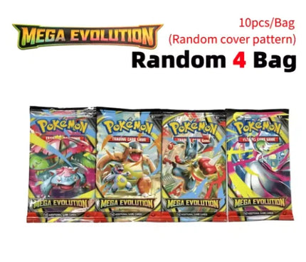 Pokémon TCG: MEGA EVOLUTION Chaos Rising Ascended Heroes Flames Phantasmal Flames BoosterBox Pokemon Cards Game 36 Pack Box